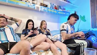 Argentina two Inglaterra 1: ¡Se nos descontroló el stream y terminamos cogiendo duro con Keila, Chavita y Fefo!