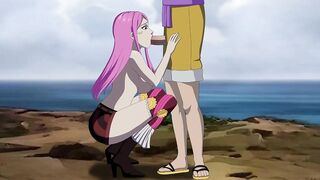 ONE PIECE JEWELRY BONNEY GIVE THANKS TO LUFFY Hentai Manga Naruto Oral Cowgirl Doggy style pov sex