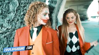 Blake Blossom as Harley Quinn Implores To Be Banged By The Joker In Public - Joker Porn Cosplay Parody