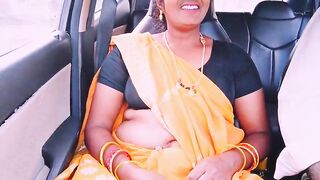 Villege maid car sex Telugu obscene talks.