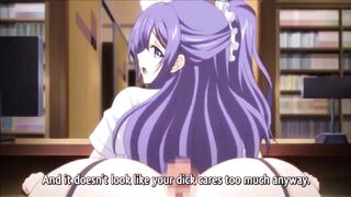 Librarian obsessed with sex with a client.