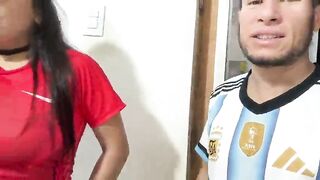 Argentinian dude takes turns in couch, powerfully scoring against a yielding and vehement Canadian player. Real amateur porn