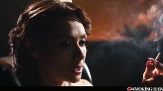 Veronica Leal Smokin' Fetish - Hot Skinny Sweetheart Smokes Cigarette and Strokes Dong