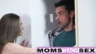 Dillion Harper caught by step mommy goes hardcore