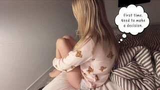 Bang the virgin until that babe squirts! Now the virgin is making her almost all important decision in life