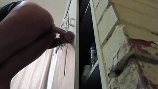I put the sex toy standing up