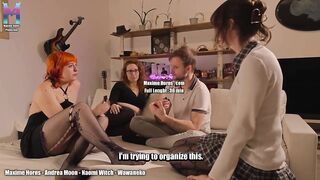 2 Trans Hotties and a Cis Cutie Pegging Me With Biggest Anal Dildos