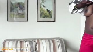 This thick BLACK mother I'd like to fuck confessed that her nights felt empty... this babe let my BWC stretch her SOAKED CUNT