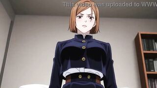 Nobara catches u stroking and comes to a conclusion to aid u with it! AI-generated