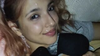 I train how to screw stepsister at night for a wonderful oral-job