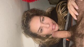 Blond Hotwife Blow job Compilation 1