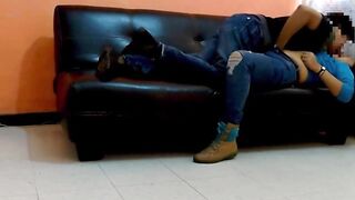 We got deli on the sofa -movie scene
