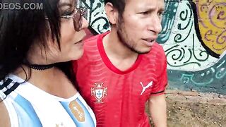 Spain screws the magnificent Argentinian!! U can't miss it. This babe groans with irresistible enjoyment