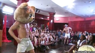 Dancing Bear- Party Hardcore Stripper Males Are in the Abode Cumming on Their Faces