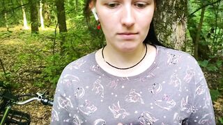 Helped a girl fix her bike in the centre of nowhere and that babe thanked me with a moist outdoor doggy position & drank all my cum