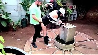 Nearly got fired garden services f***** my wife