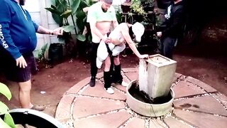 Nearly got fired garden services f***** my wife