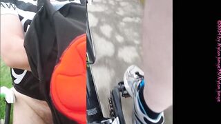 Radfahren ohne Pantyhose
