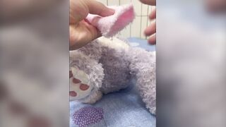 How to make VAGINAL in my plushie bunny doll (character: Stellalou, M size)