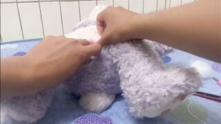 How to make VAGINAL in my plushie bunny doll (character: Stellalou, M size)