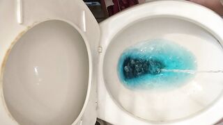 Dude takes relieving urinate