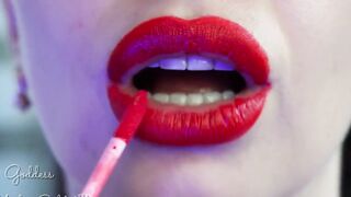 Grab Your Dong and Join Me for an Awesome Smokin' Sesh. U're Obsessed with Smokin' and Marvelous Large Red Lips! Different Sides