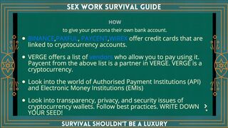 2021 Sex Work Survival Guide Conference - How to establish & maintain accounts online with privacy