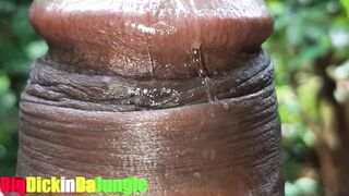 Jamaican Large Dong Stud presents- Extraordinary Close Up Precum Play Wettest Dong in Jamaica! Hot Moanings