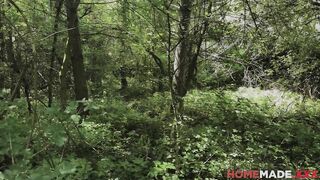 HomemadeXXX - Sakura Hell and Pavlos set up tent to record camping sex