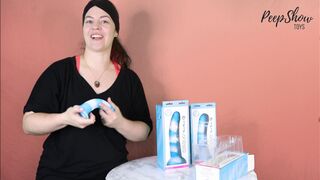 Toy Review - Colours Yum Yum 6, 7, and 8 Inch Marbled Silicone Sex-toy