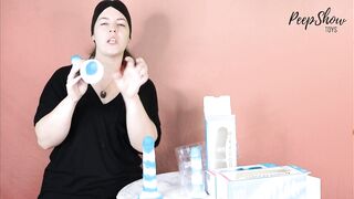 Toy Review - Colours Yum Yum 6, 7, and 8 Inch Marbled Silicone Sex-toy