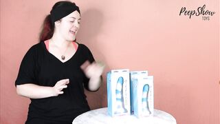 Toy Review - Colours Yum Yum 6, 7, and 8 Inch Marbled Silicone Sex-toy