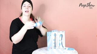 Toy Review - Colours Yum Yum 6, 7, and 8 Inch Marbled Silicone Sex-toy
