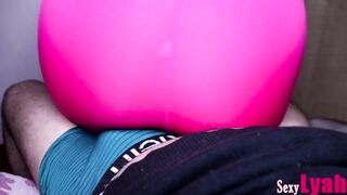Hawt Lap dance in Constricted Leggings makes Man Cum throughout Underclothing Boxers