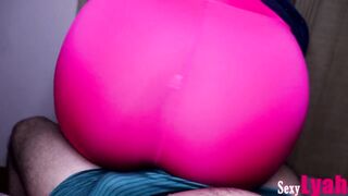 Hawt Lap dance in Constricted Leggings makes Man Cum throughout Underclothing Boxers