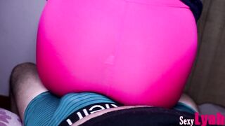 Hawt Lap dance in Constricted Leggings makes Man Cum throughout Underclothing Boxers