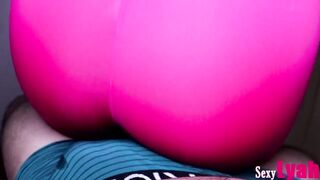 Hawt Lap dance in Constricted Leggings makes Man Cum throughout Underclothing Boxers