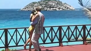 Tiny Brunette hair Gets Her Cunt and Booty Drilled Outdoors