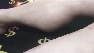 bb oiled calf muscles