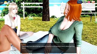 6 - Mythic Manor - Hot mother i'd like to fuck Esther pee in the water closet and her huge boobs.