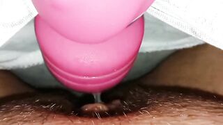 Virgin vagina sluggishly squirting with orgasms during the time that vibrating juicy cunt and love button!