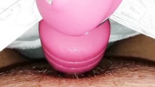 Virgin vagina sluggishly squirting with orgasms during the time that vibrating juicy cunt and love button!