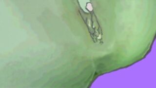 Rubbing hard love button til climax