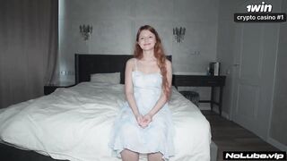 Breasty Redhead Rides Him All Night