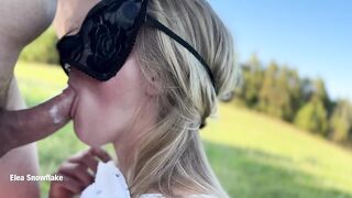 outdoor aktion with hawt blond step sister with hard sex and large ejaculation
