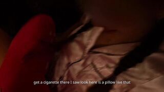 I caught my stepsister smokin'. I had to educate her a lesson.