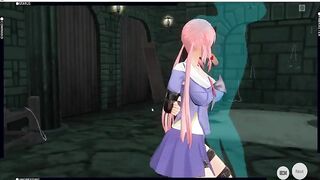 [CM3D2] The Future Diary manga - Yuno Gasai mouth banged