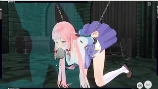 [CM3D2] The Future Diary manga - Yuno Gasai mouth banged