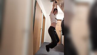 trying out how pleasure hanging is