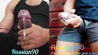 Hawt Man Groaning During the time that Jerking Off Large Dick With Ejaculation Climax Pov